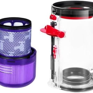 Dyson V11 Canister Replacement - Vacuum Dust Bucket Filter Attachments for Home Use - Compatible with V11 Torque Drive,