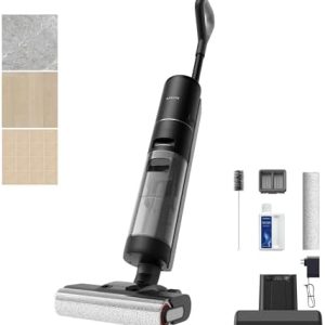 DREAME G10 Pro Vacuum Mop Combo - Wet Dry All-in-One Cleaner for Hard Floors, Auto Self-Cleaning, 35 Mins Runtime, Edge